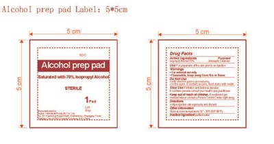 Drug Label Information (Alcohol Prep Pad Label)